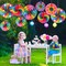 9 Pcs Rainbow Party Decorations Paper Fans Boho Classroom Bulletin Board Decor Ceiling Wall Hanging Paper